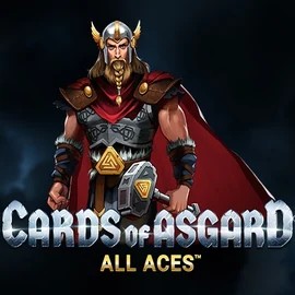 Official Poker logo: Cards of Asgard All Aces by Switch Studios at NomaSpin Casino