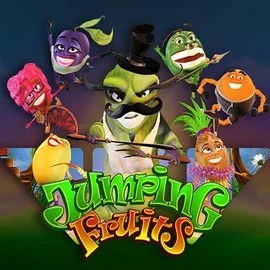 Jumping Fruits logo – Slots by Wazdan at NomaSpin Casino