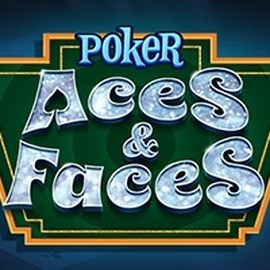 Poker logo of Poker Aces & Faces (Nucleus Pyramid Poker) from Nucleus Gaming at NomaSpin Casino
