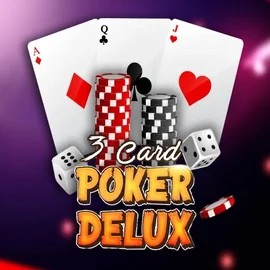 Three Card Poker Delux logo by Urgent Games NomaSpin Casino